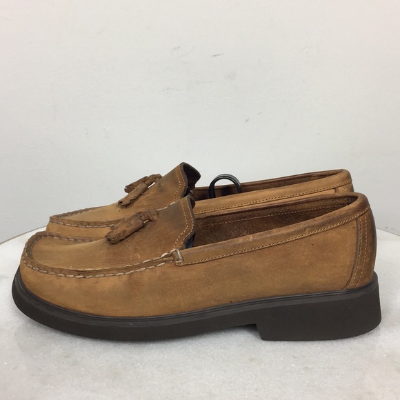 Sperry Suede Leather Loafer Brown Tassel Women 6.5 - Picture 3 of 6